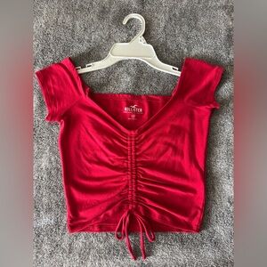 Hollister red top